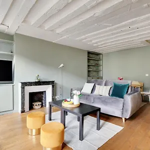 Chic -1br-4p- Marais - Republique Parigi